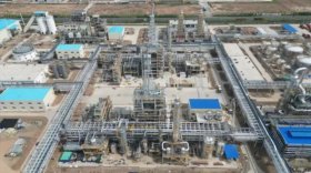 新疆新業(yè)20萬噸/年發(fā)泡BDO項(xiàng)目所有設(shè)備安裝完畢